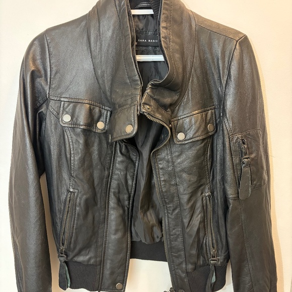 Zara Women 100% genuine leather jacket - Picture 1 of 4